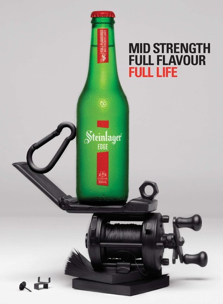 Steinlager Edge the print campaign